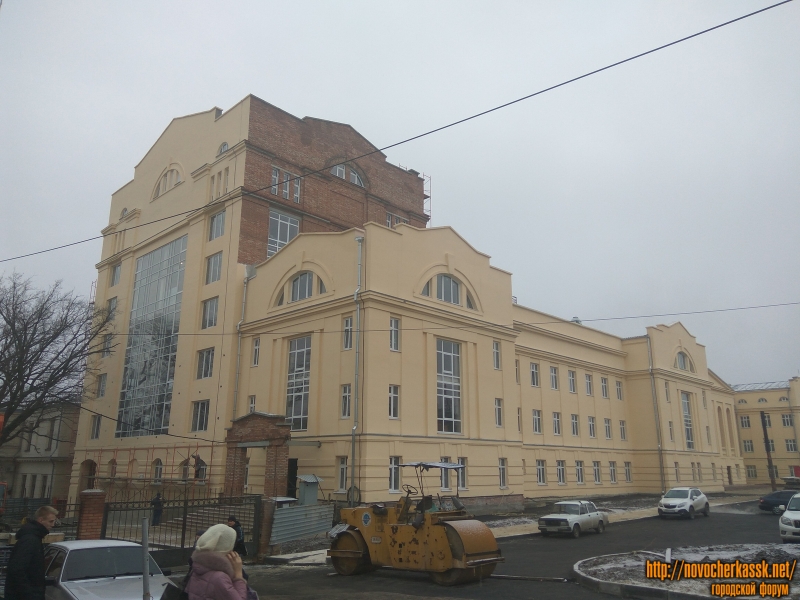 Новочеркасск: Строительство библиотечного корпуса ЮРГПУ (НПИ)