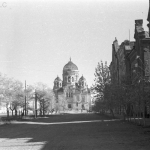 Проспект Платовский в сторону собора. Фото времён оккупации