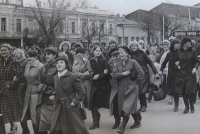 Демонстрация на Платовском проспекте
