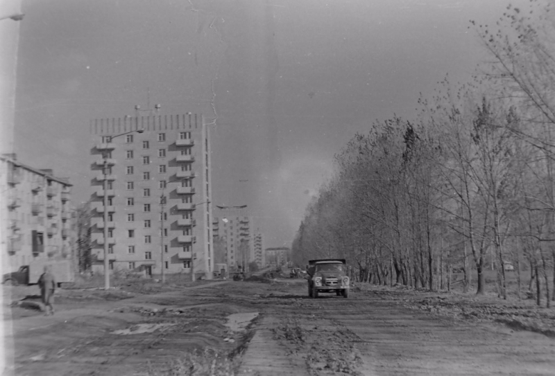 Новочеркасск: Черёмушки. Пр. Баклановский, дома 154 и 152. 1973 год
