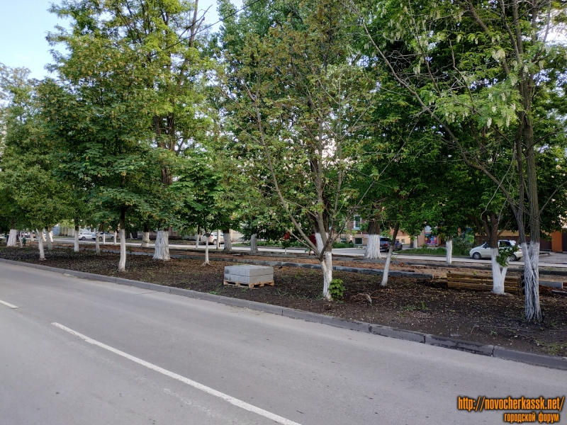 Новочеркасск: Ремонт аллеи по пр. Ермака