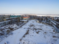 Вид на территорию на месте бывшего молокозавода
