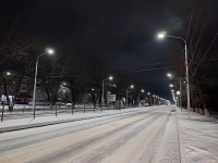 Первый снег в сезоне 2022-2023. Проспект Баклановский вдоль рощи