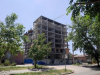 Строительство ЖК «Лебедь». Вид с улицы Комитетской