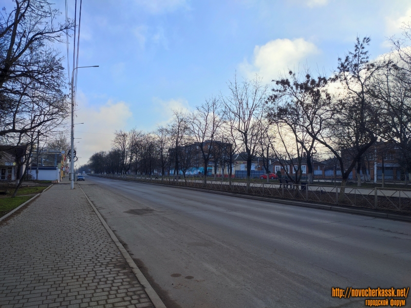 Новочеркасск: Баклановский проспект 1 января 2024 года