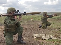 Мобилизованные жители Дона приступили к боевому слаживанию на Кадамовском полигоне под Новочеркасском