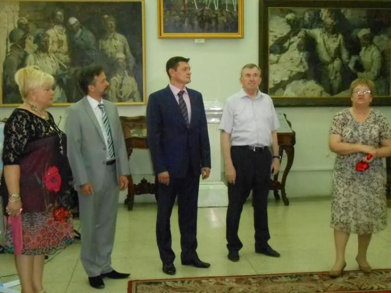 Открытие военной выставки в Новочеркасске